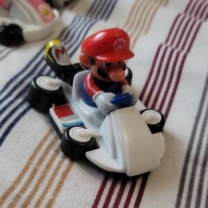 Mario Kart Toy Car - Red and White